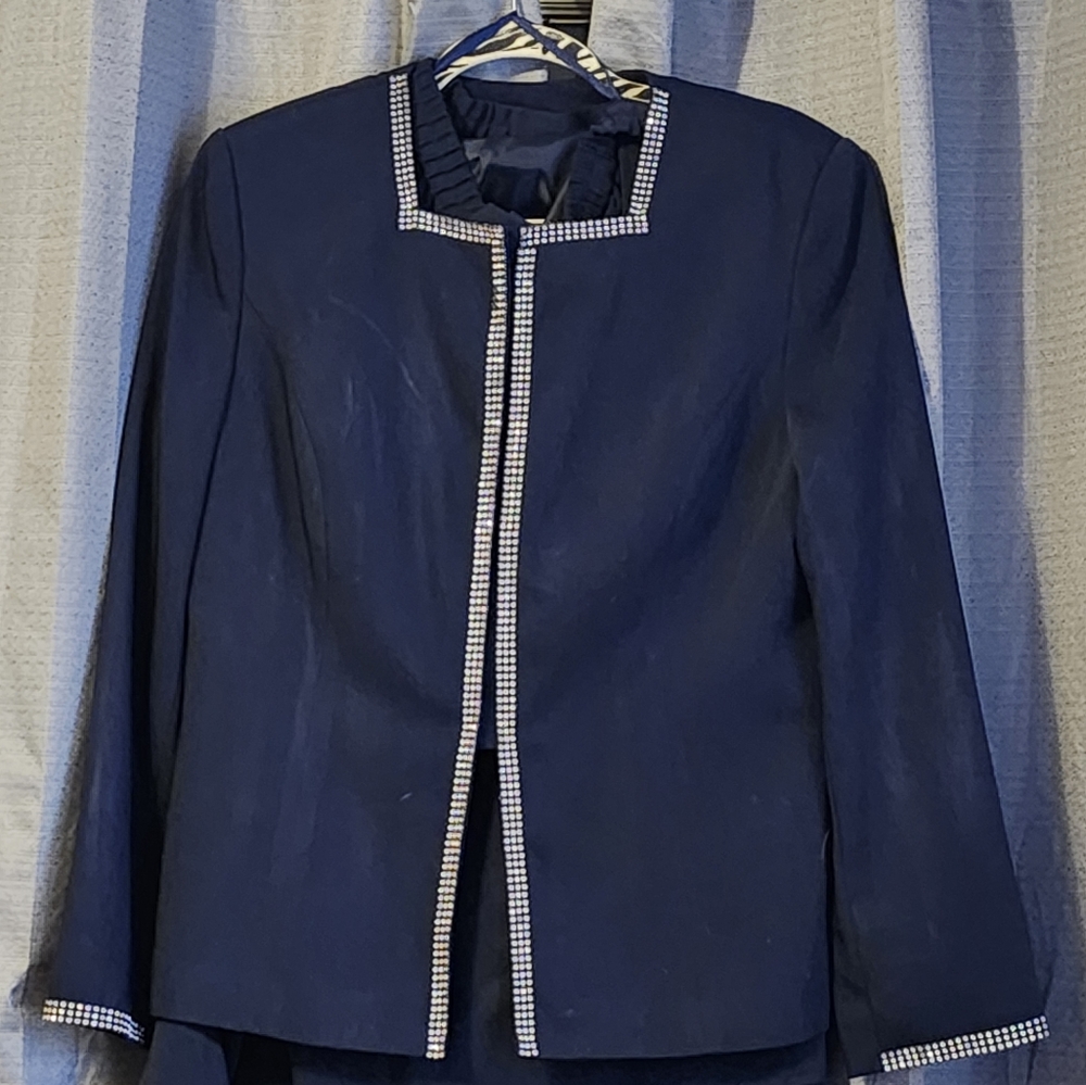 Any occasion navy blue suit and skirt
